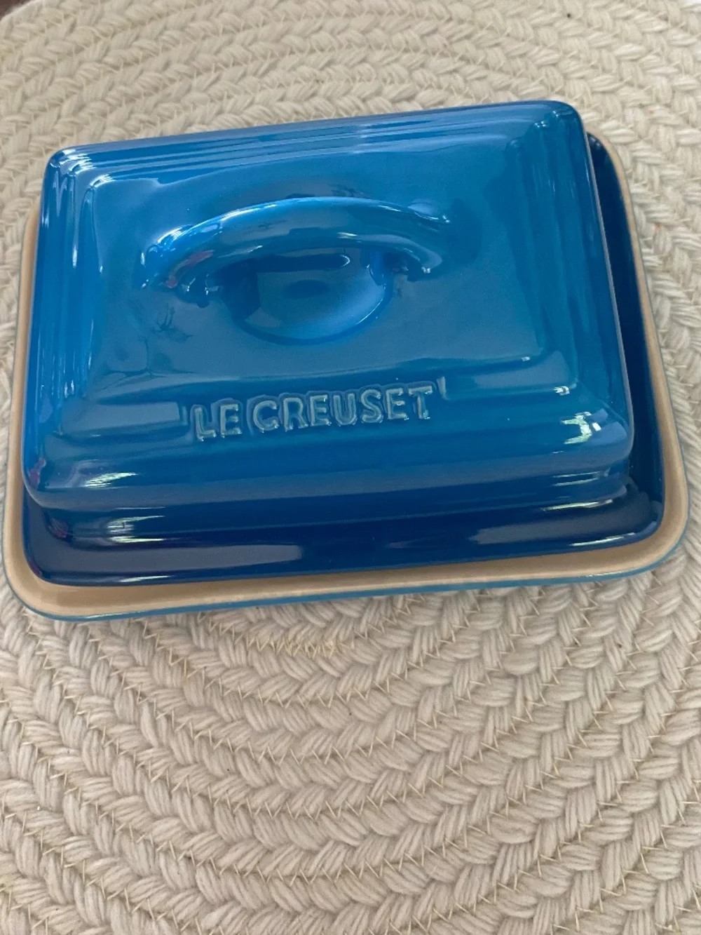 Le Creust butter dish